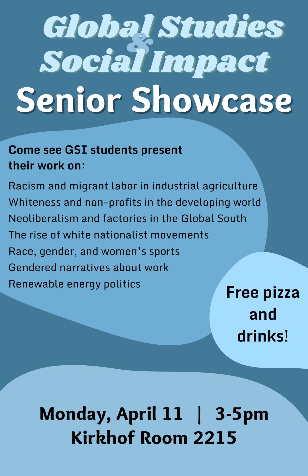 2022 GSI Senior Showcase flyer